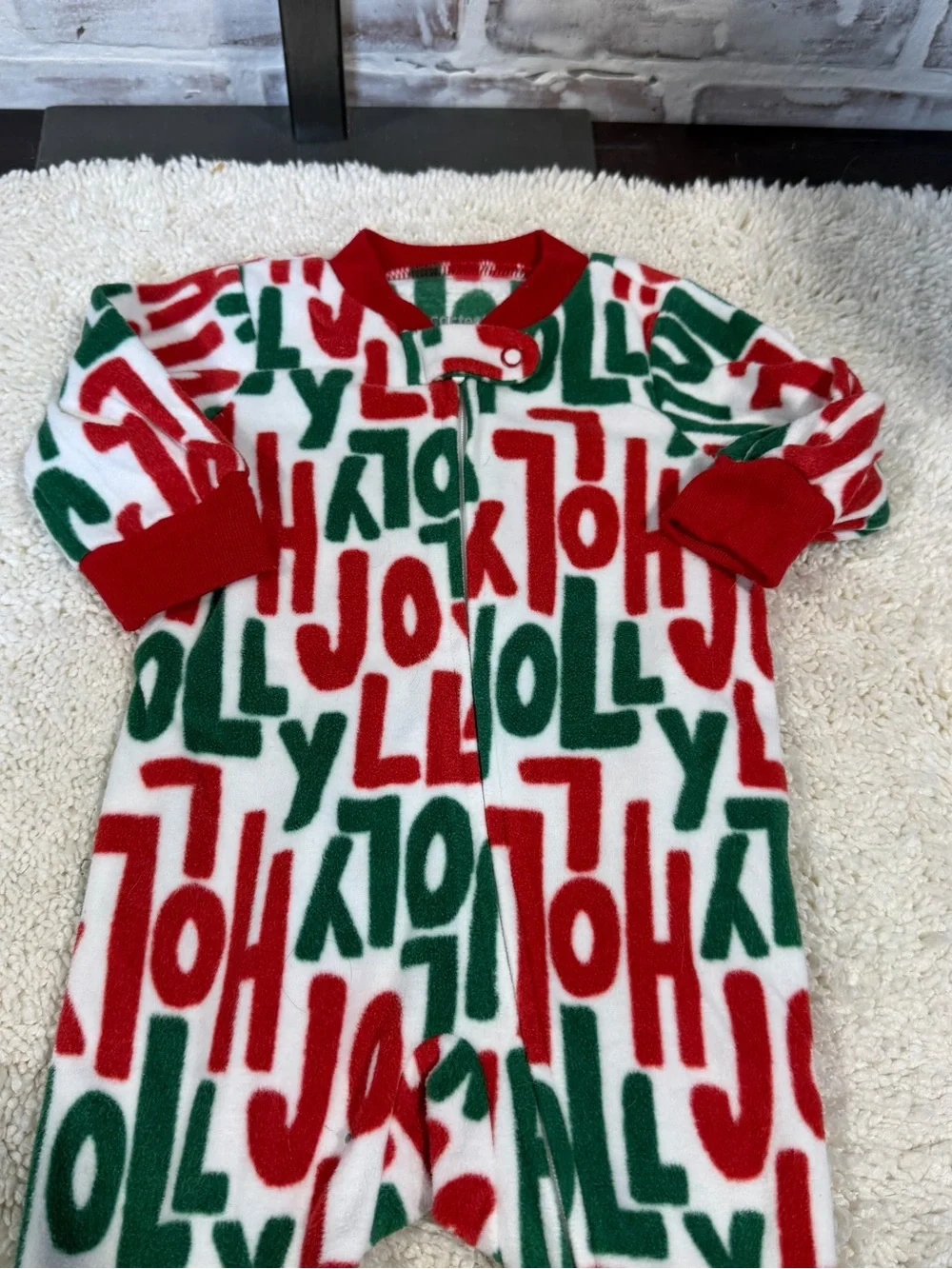 Mud Pie Kids Holiday Pajama Sets - Red, White & Green